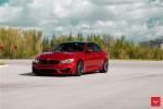 BMW M3 Sedan on Vossen Wheels (VFS4) 2017 года